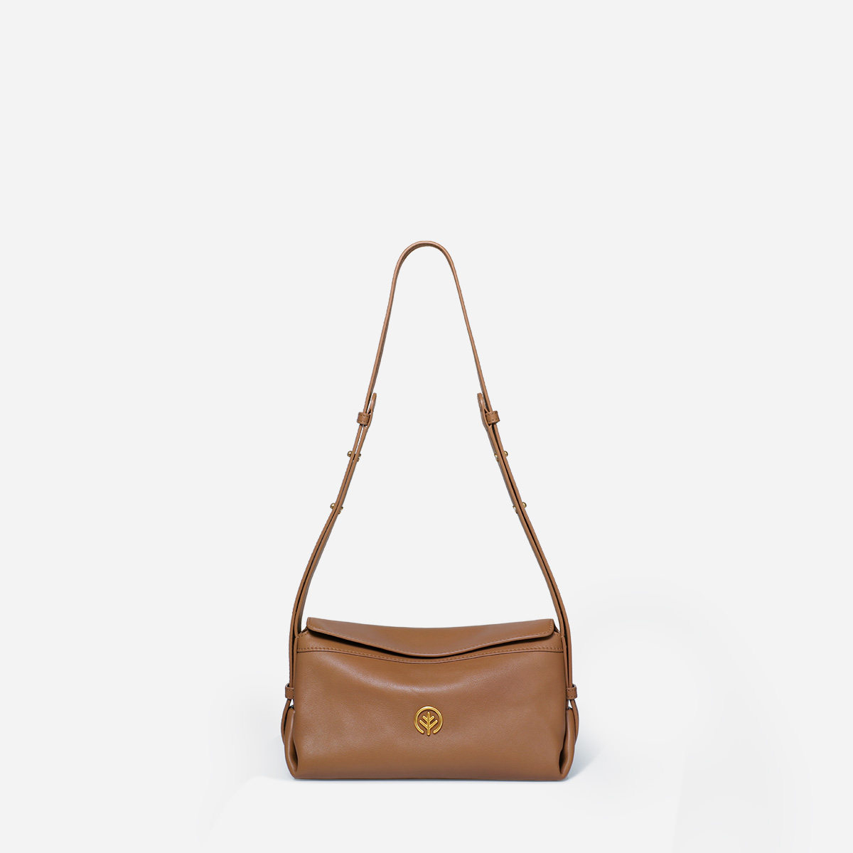 NOZOMI｜望美 枕頭包 植鞣牛皮 ｜復古風 單肩斜挎包