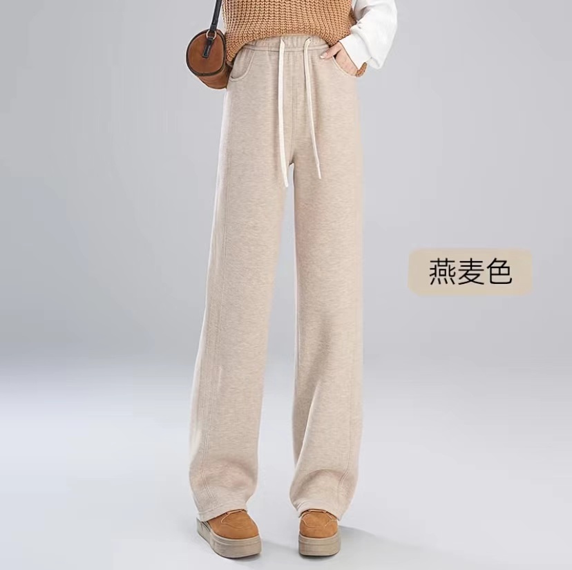 Lunamia | 麓納美 英國高士雙縫線直筒褲 【羊毛+桑蠶絲720g】