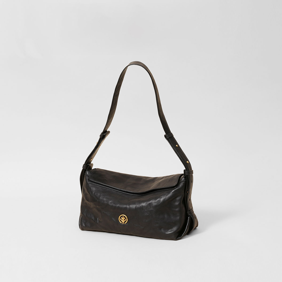 NOZOMI｜望美 枕頭包 植鞣牛皮 ｜復古風 單肩斜挎包