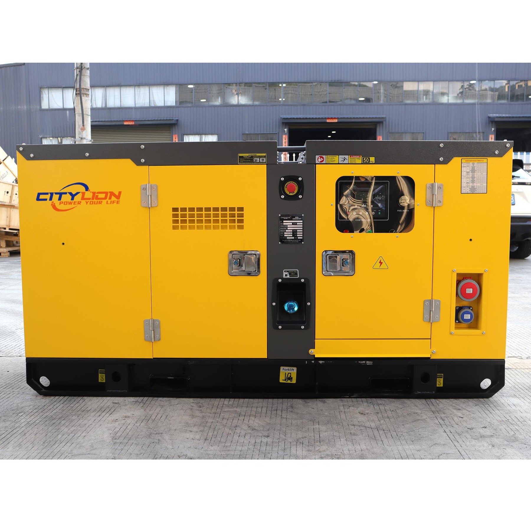 Hot Sale 3 Phase Portable Backup Genset, Single Phase 15-50kVA Water Cooled Silent Diesel Generator-CITYLION  |  power your life