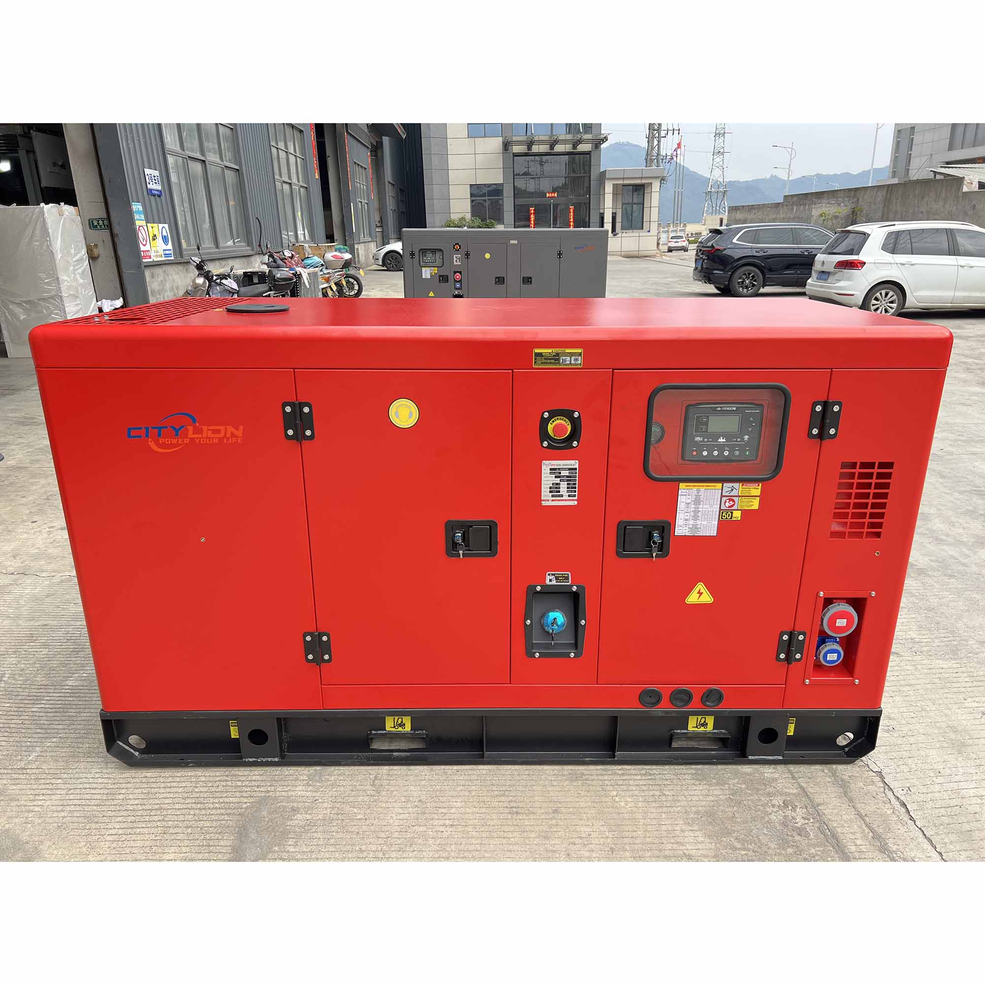 3 Phase Single Phase 12-40kW 15-50kVA Silent Diesel Generator