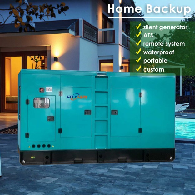 Factory Direct Waterproof AC Alternator Electric Plant 240-400kW Silent Diesel Generator for Commercial Backup-CITYLION  |  power your life