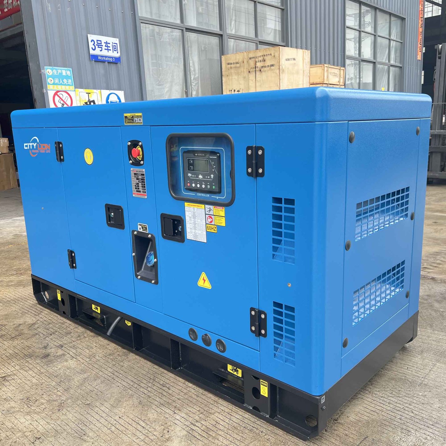 Citylion 15-50kVA Portable Genset, 3/Single Phase 12-40kW Water Cooled Silent Diesel Generator-CITYLION  |  power your life