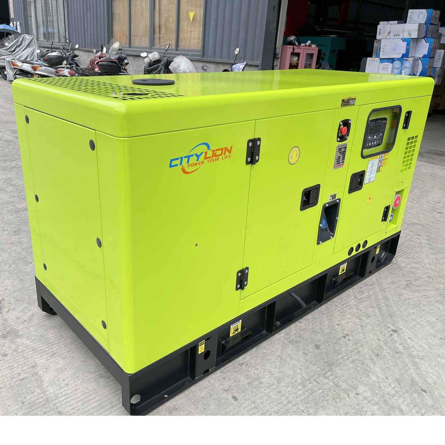 High-End Portable Standby Genset, 3-Phase Single Phase 12-40kW Water Cooled Silent Diesel Generator-CITYLION  |  power your life