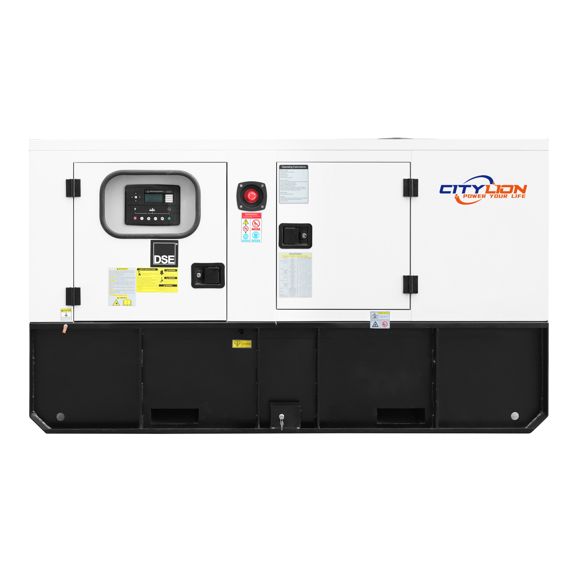 Premium Quality Soundproof 4 Cylinder Generating Power 12kW 16kW 20kW 24kW 32kW 40kW Water Cooled Silent Diesel Generator-CITYLION  |  power your life