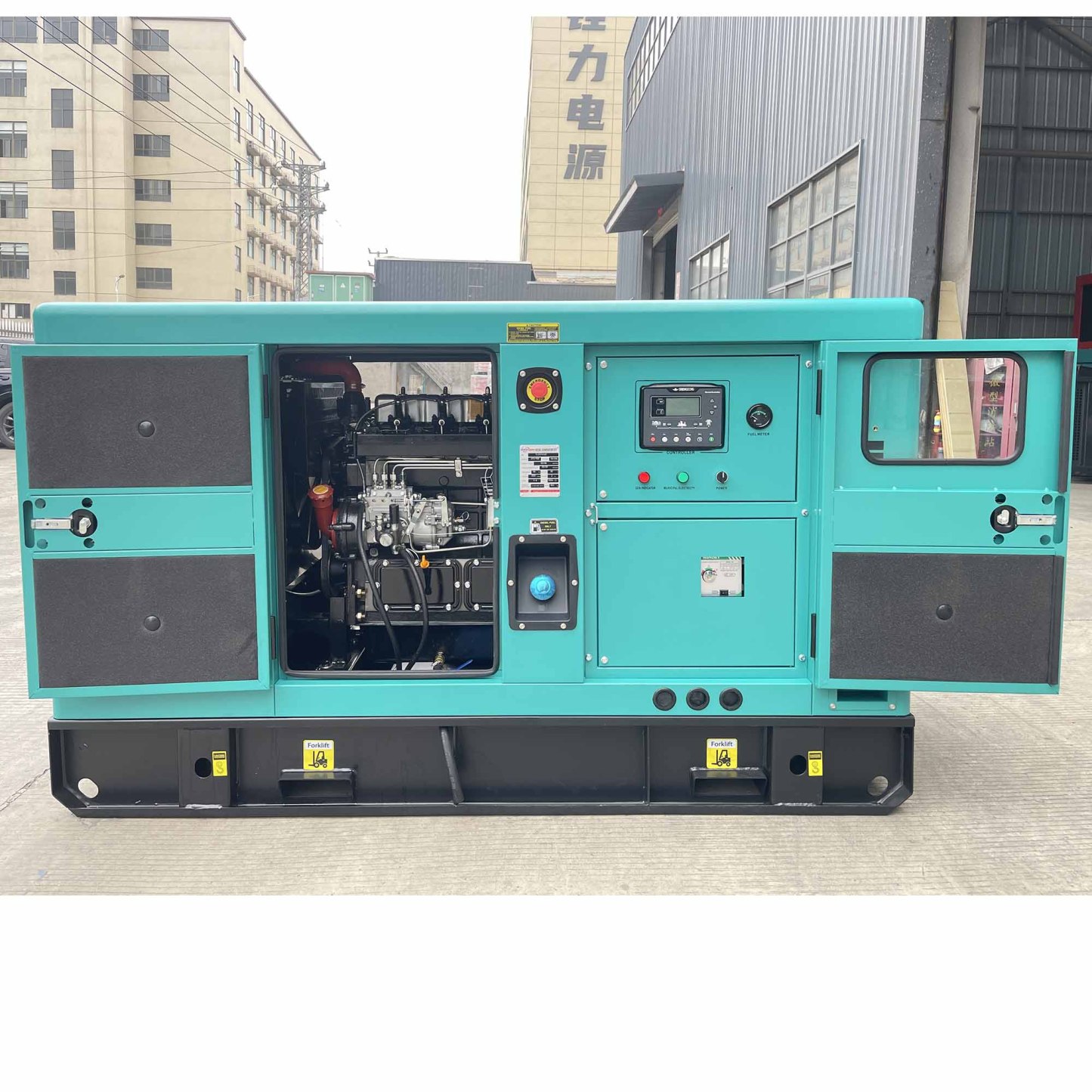 Factory Sale ATS Brushless Alternator Genset 15-50kVA 12-40kW Silent Diesel Generator