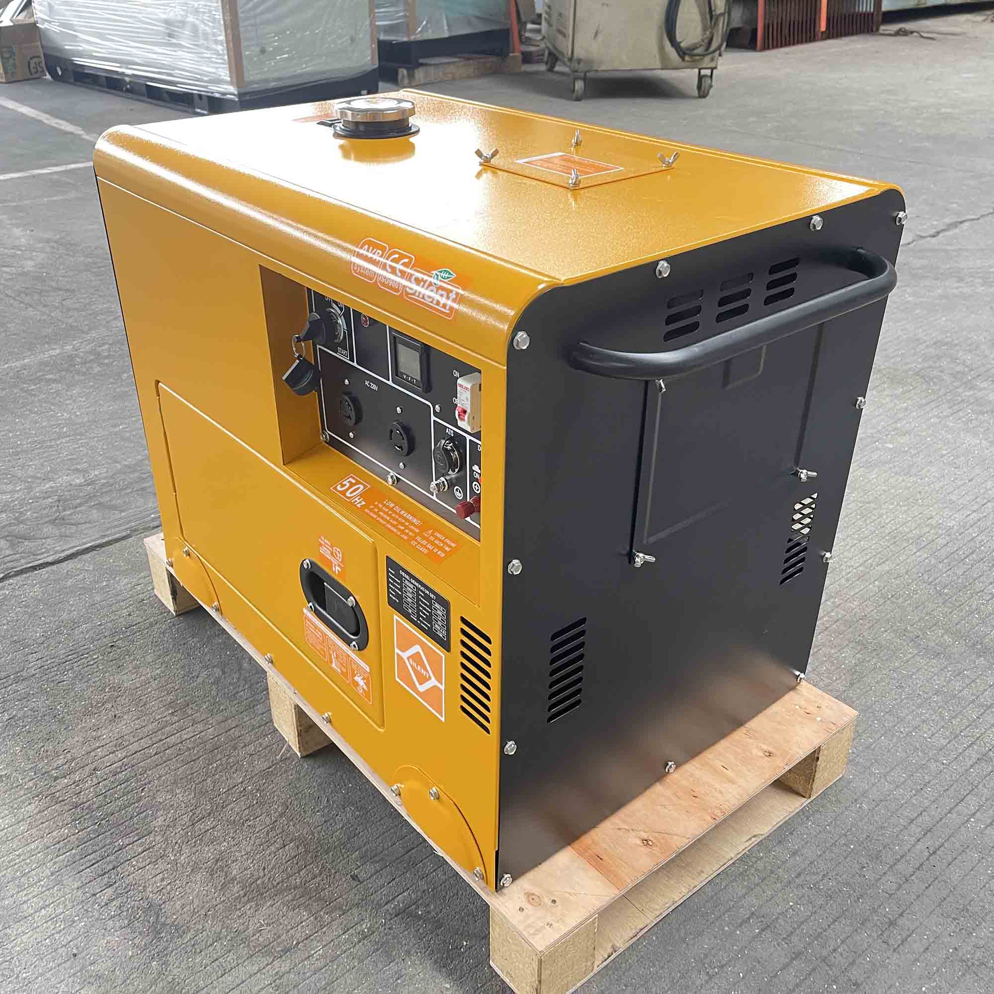 Factory Direct Portable Silent Diesel Generator, 3kW 5kW 6kW 7kW 7.5kW 8.5kW 10kW Air Cooled Genset for Home Backup-CITYLION  |  power your life