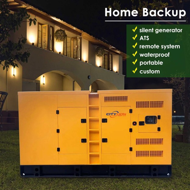 Custom 300-500kVA Brushless Alternator Power Generator 240kW 280kW 300kW 400kW Silent Diesel Generator for Remote Area-CITYLION  |  power your life