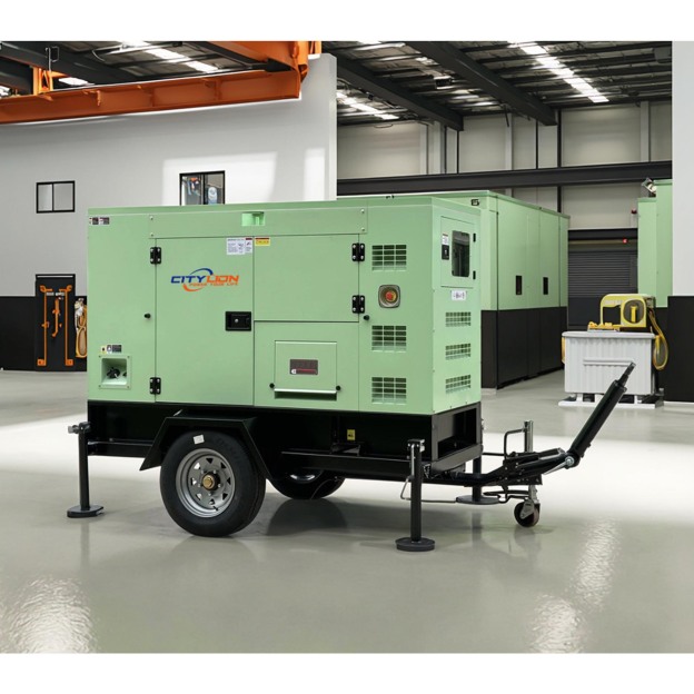OEM/ODM Trailer Genset 3 Phase 50KW 60KW 80KW 100KW Portable Silent Diesel Generator-CITYLION  |  power your life