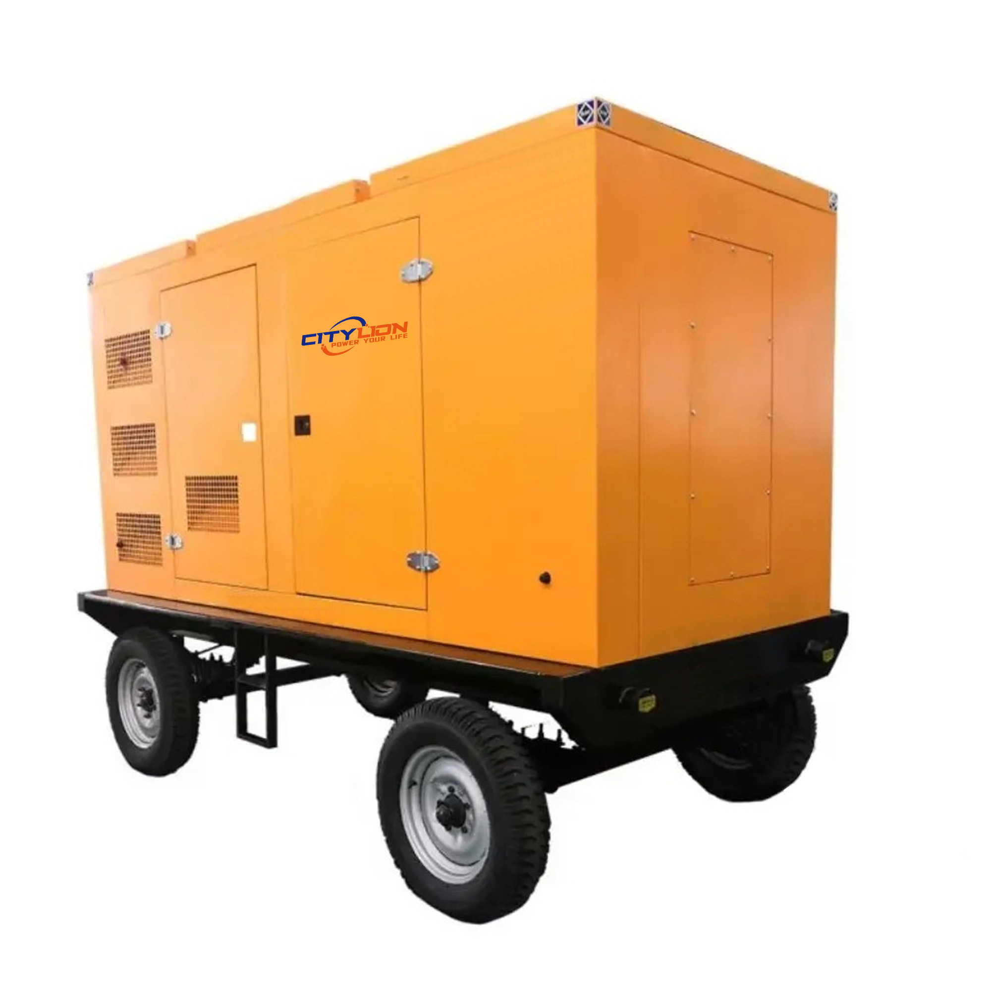 High Standard Portable Standby Genset 3Phase 120kW 150kW 200kW Trailer Type Silent Diesel Generator-CITYLION  |  power your life
