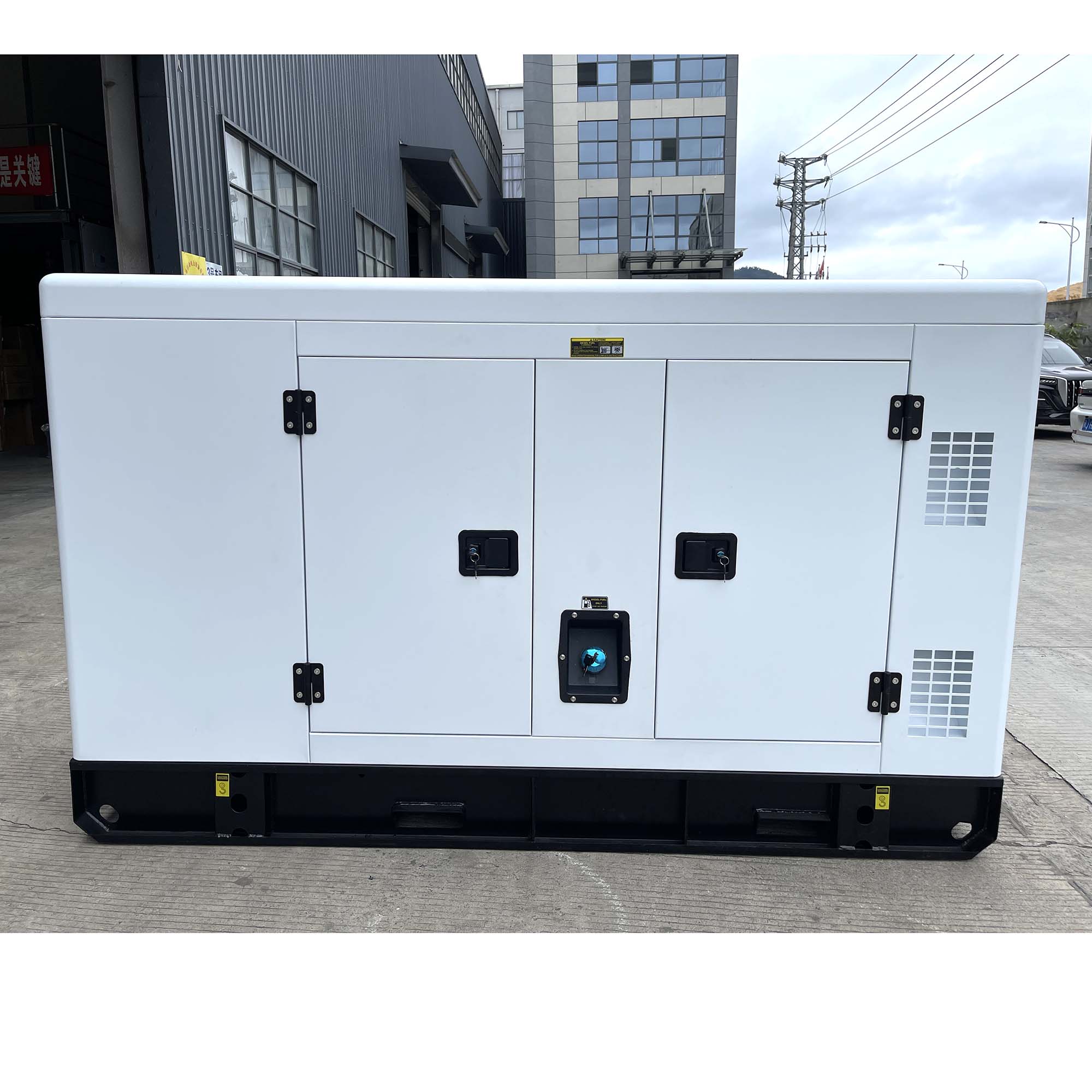 High Quality Stby 4 Cylinder Generator Set 12-40kW Silent Diesel Generator for Remote Area