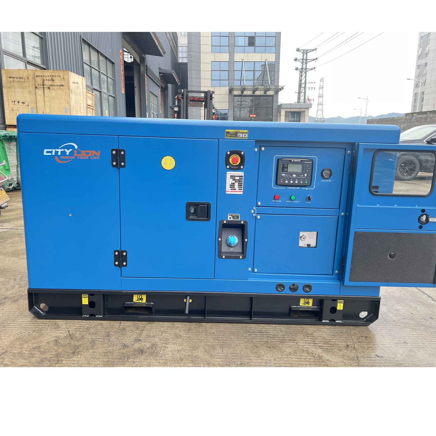 Citylion 15-50kVA Portable Genset, 3/Single Phase 12-40kW Water Cooled Silent Diesel Generator-CITYLION  |  power your life