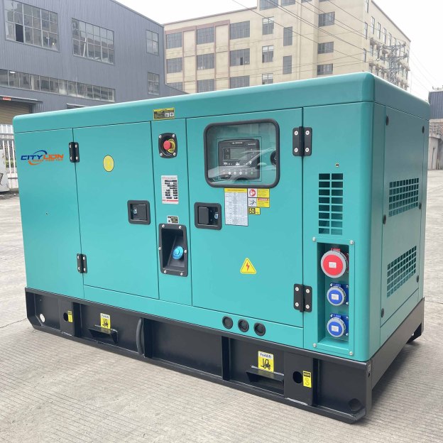 Factory Sale ATS Brushless Alternator Genset 15-50kVA 12-40kW Silent Diesel Generator
