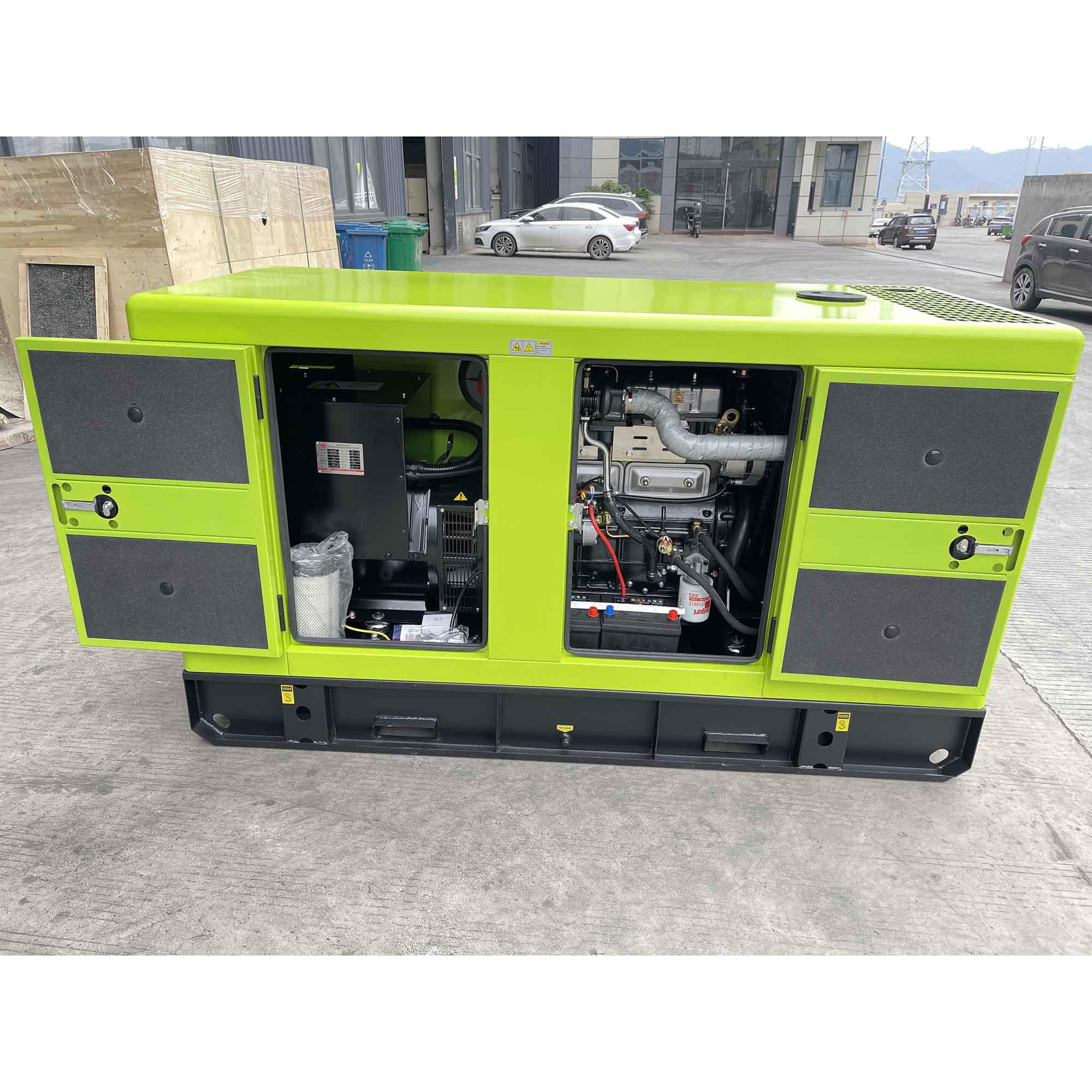 High-End Portable Standby Genset, 3-Phase Single Phase 12-40kW Water Cooled Silent Diesel Generator-CITYLION  |  power your life