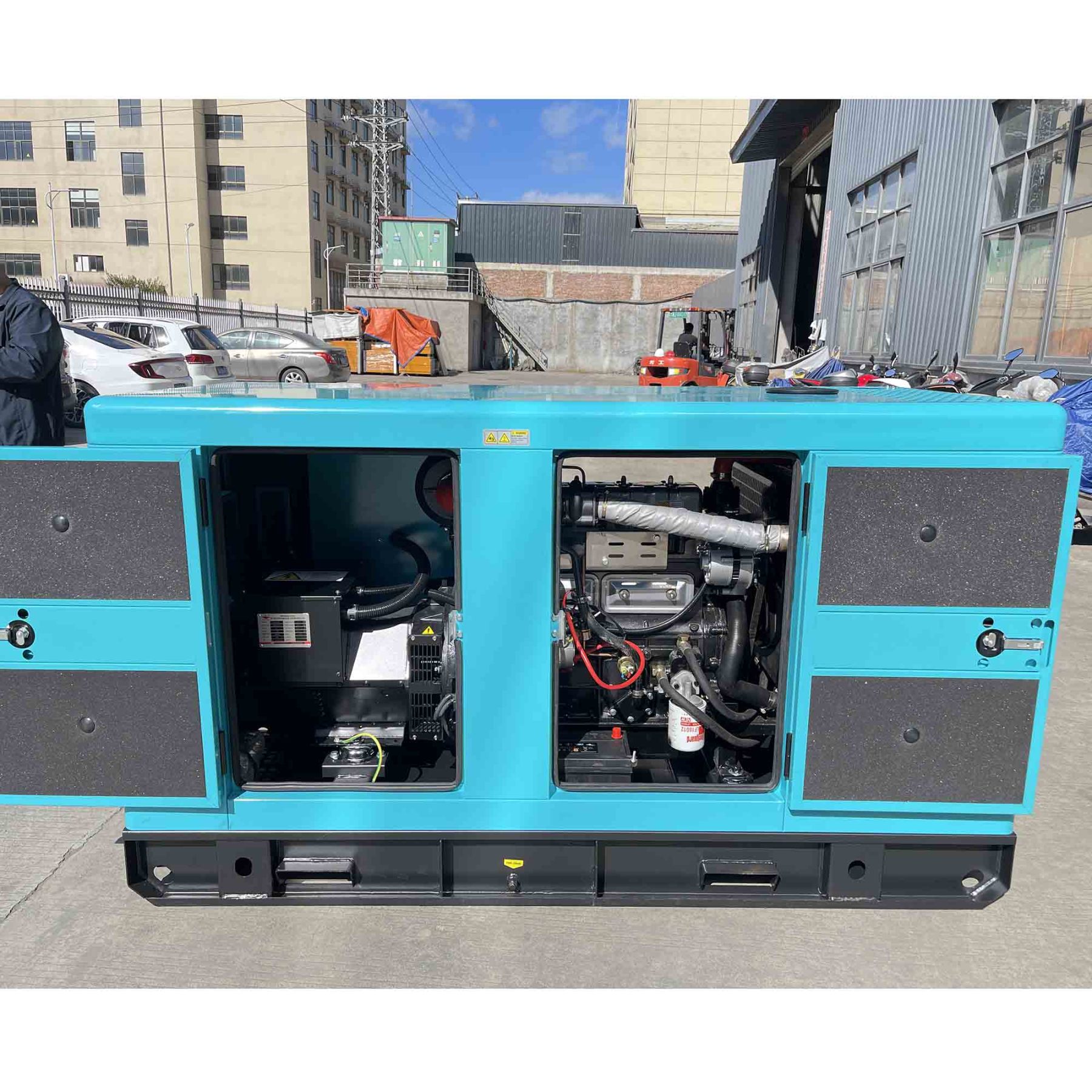 Factory Direct 15-50kVA Portable Single Phase 3Phase Power Generator 12-40kW Silent Diesel Generator