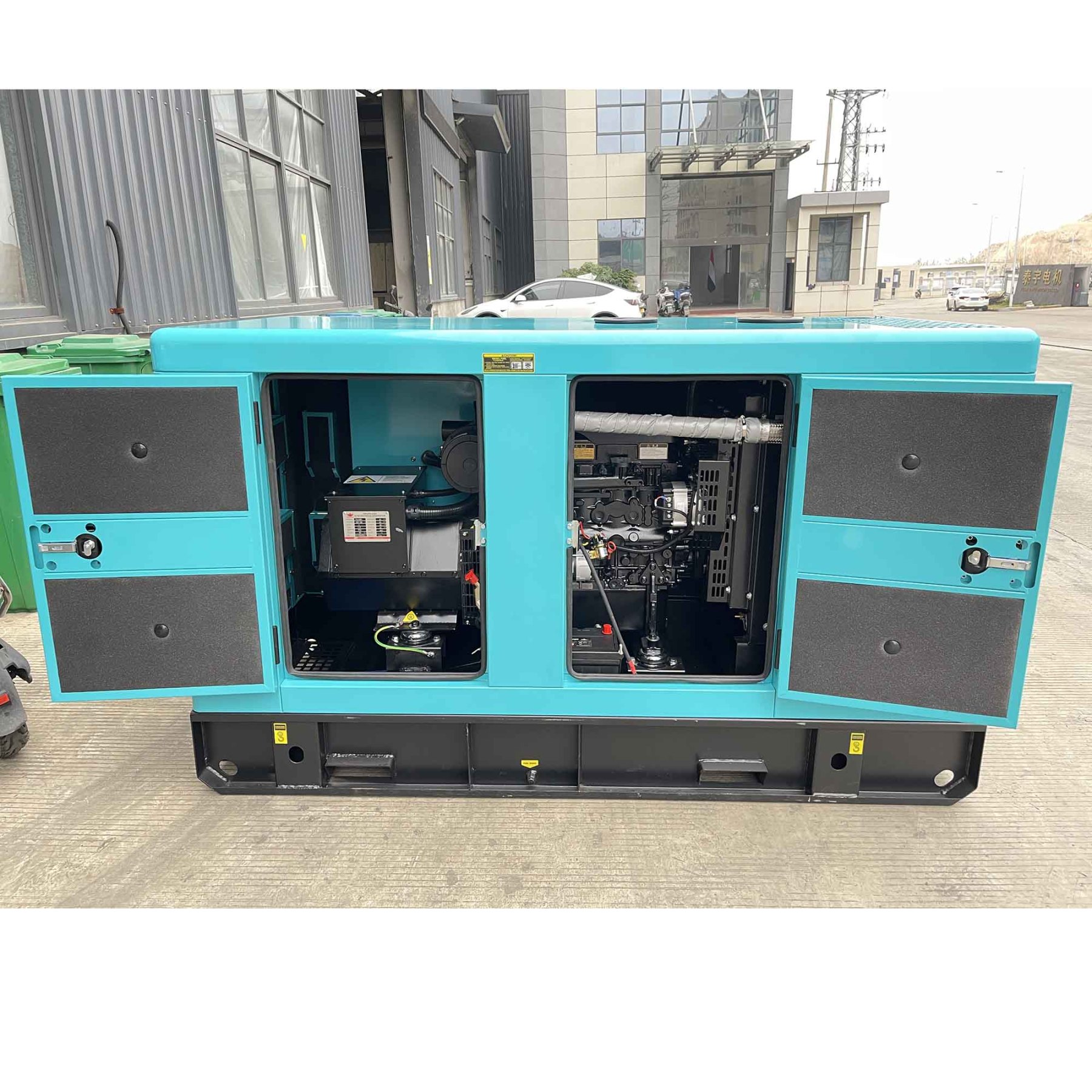 OEM/ODM 12-40kW Soundproof Water Cooled Generator Set 15 KVA 15KVA 12KW 12 KW Silent Diesel Generator