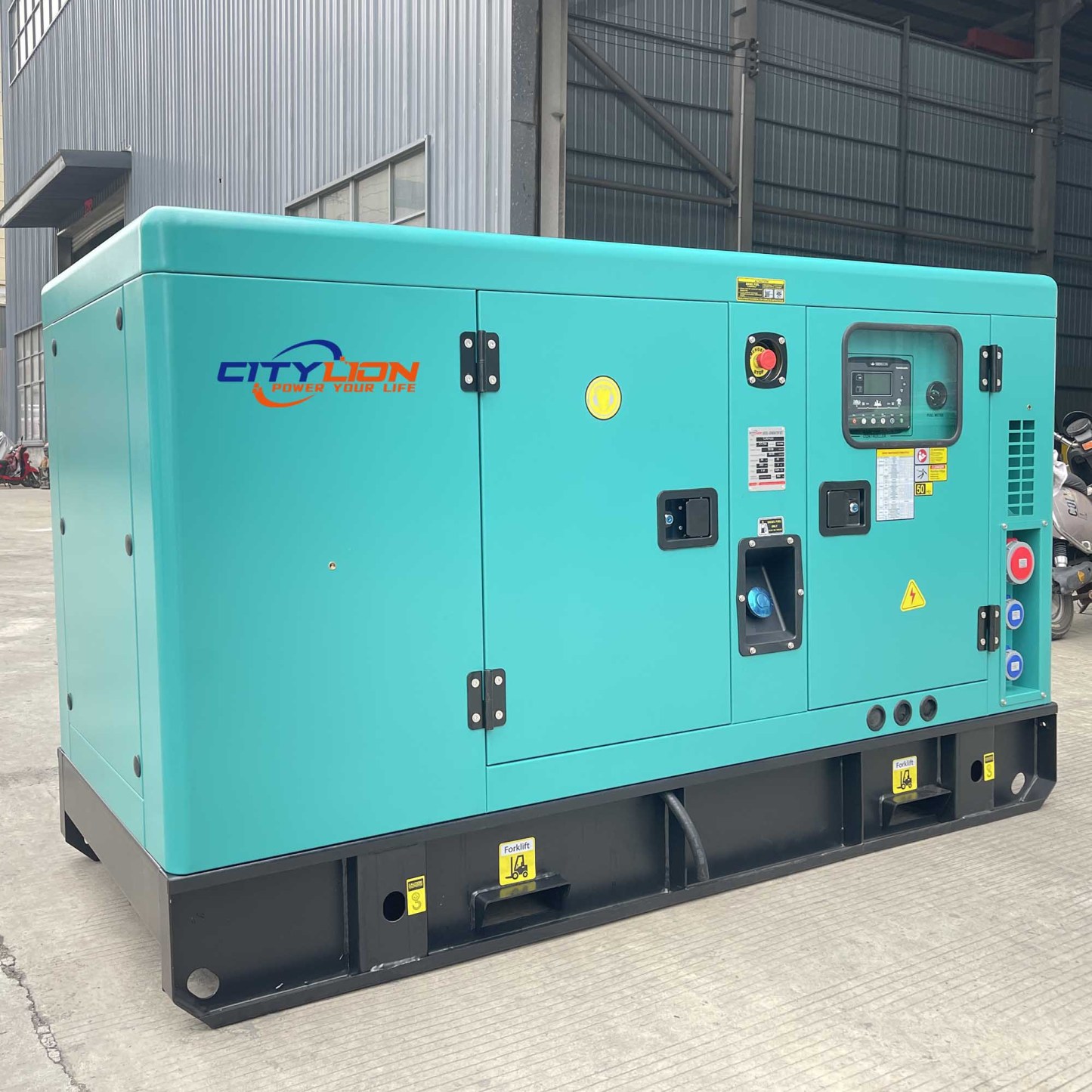 Factory Sale ATS Brushless Alternator Genset 15-50kVA 12-40kW Silent Diesel Generator