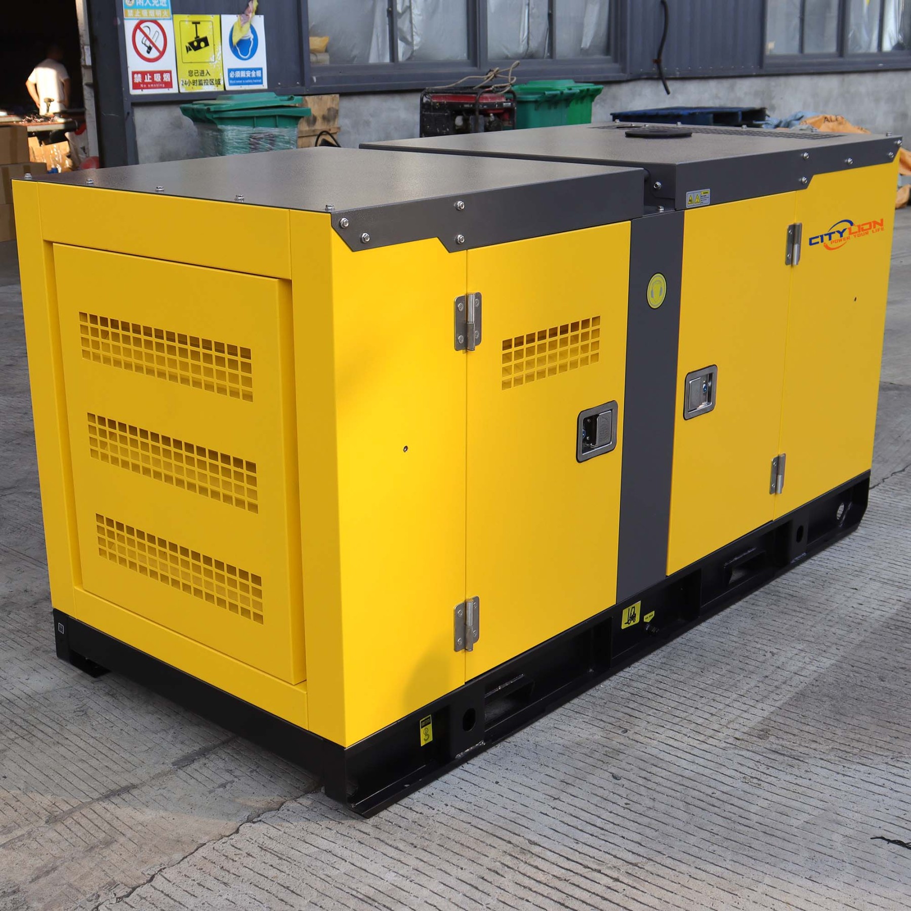 Hot Sale 3 Phase Portable Backup Genset, Single Phase 15-50kVA Water Cooled Silent Diesel Generator-CITYLION  |  power your life