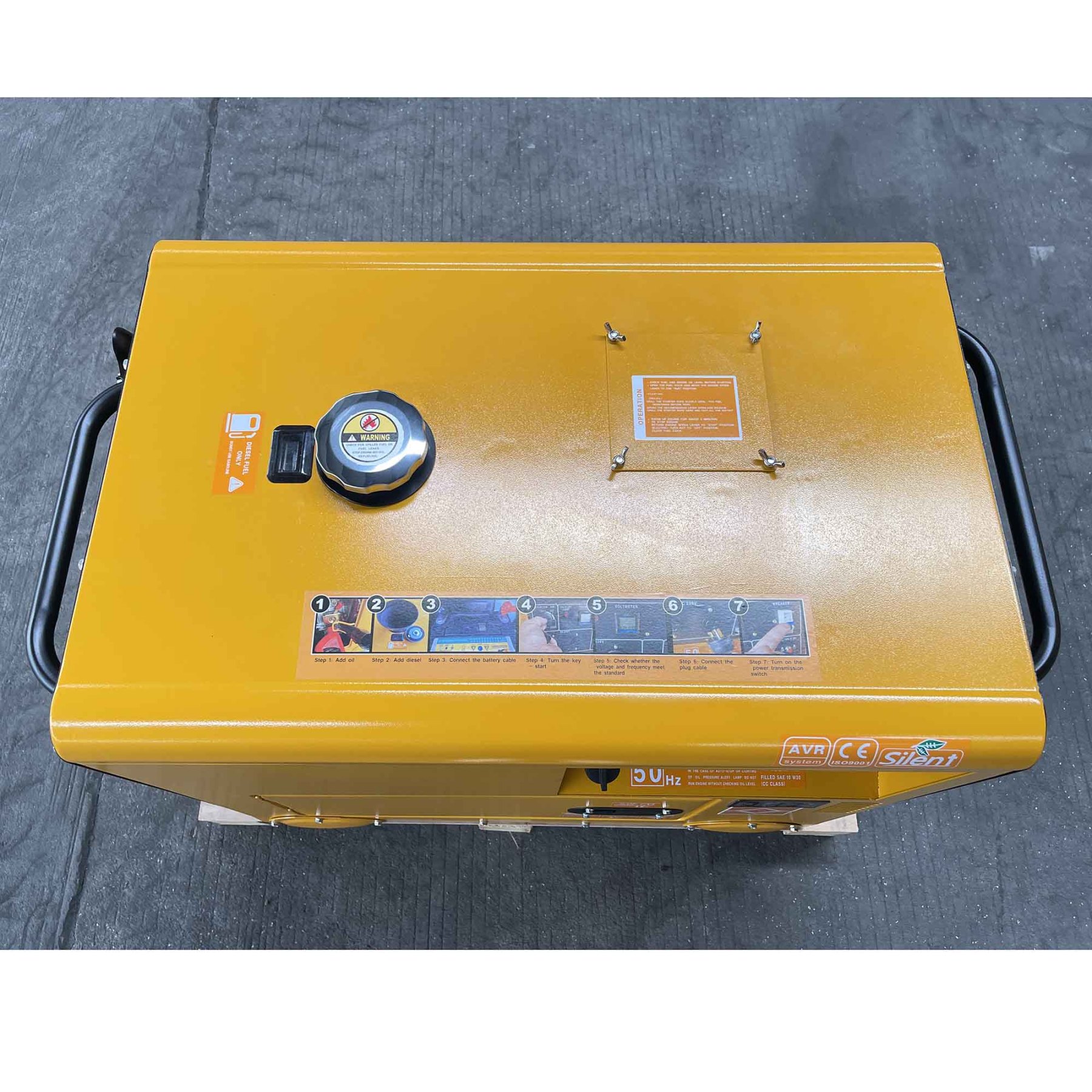 Factory Direct Portable Silent Diesel Generator, 3kW 5kW 6kW 7kW 7.5kW 8.5kW 10kW Air Cooled Genset for Home Backup-CITYLION  |  power your life