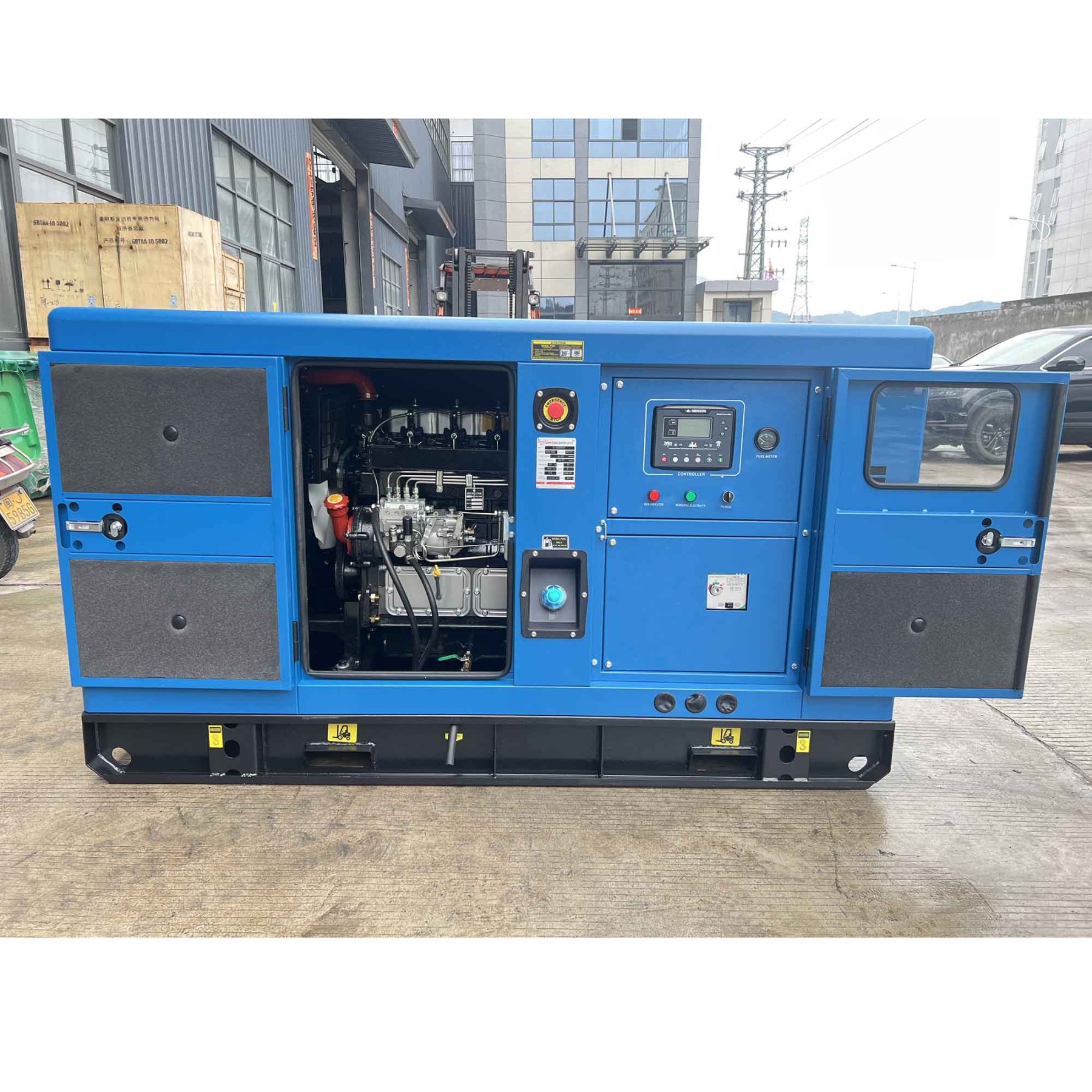 Citylion 15-50kVA Portable Genset, 3/Single Phase 12-40kW Water Cooled Silent Diesel Generator-CITYLION  |  power your life