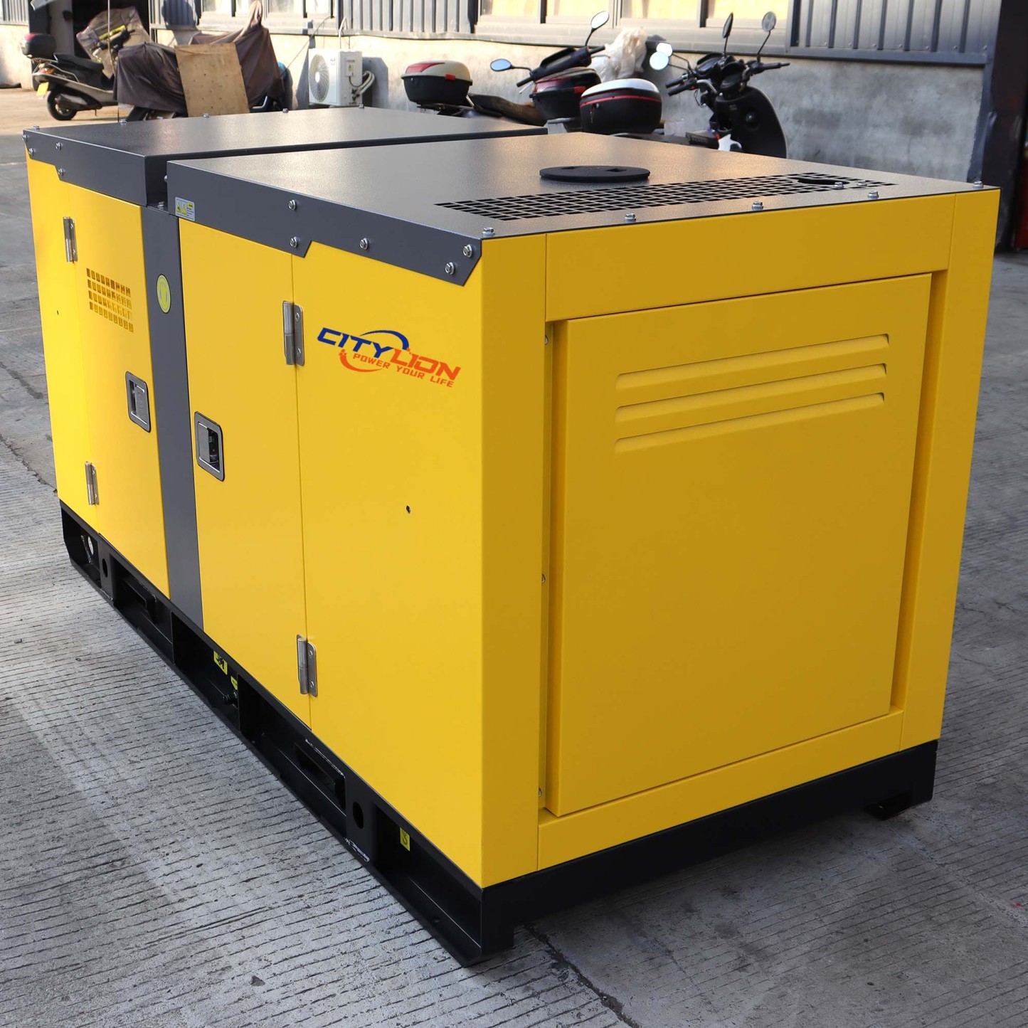 Hot Sale 3 Phase Portable Backup Genset, Single Phase 15-50kVA Water Cooled Silent Diesel Generator-CITYLION  |  power your life