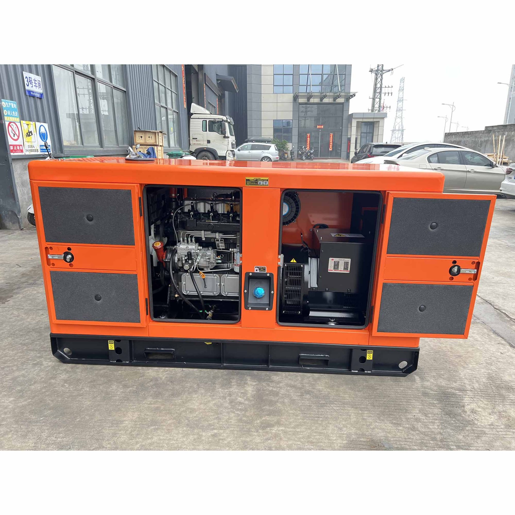 3 Phase 120kW 150kW 200kW Silent Diesel Generator 150kVA 188kVA 250kVA Water Cooled Genset