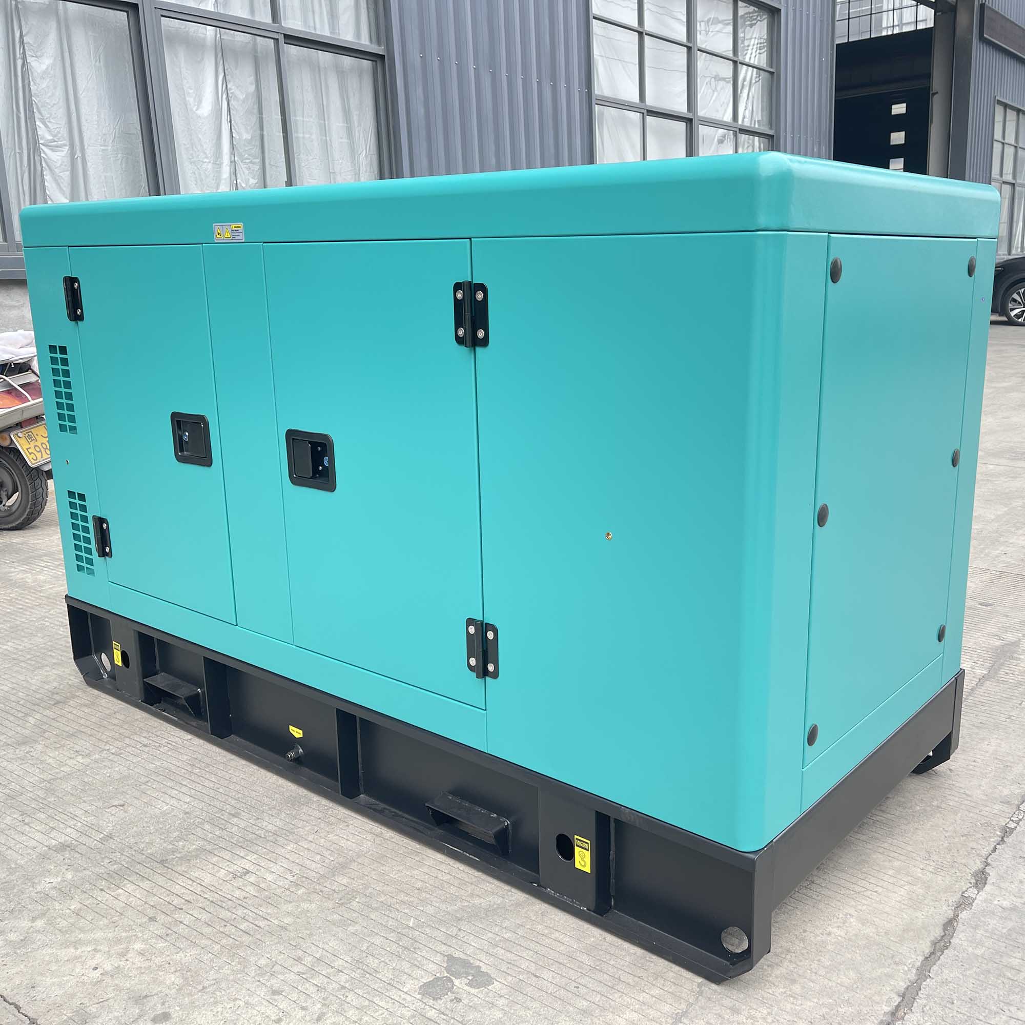 Factory Sale ATS Brushless Alternator Genset 15-50kVA 12-40kW Silent Diesel Generator