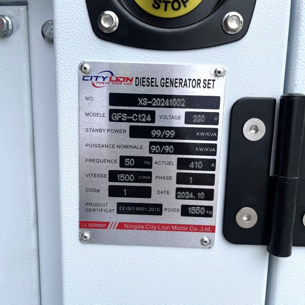 Factory Direct Silent Diesel Generator, Three/Single Phase 50kW 60kW 80kW 100kW Water Cooled Genset for Home Backup-CITYLION  |  power your life