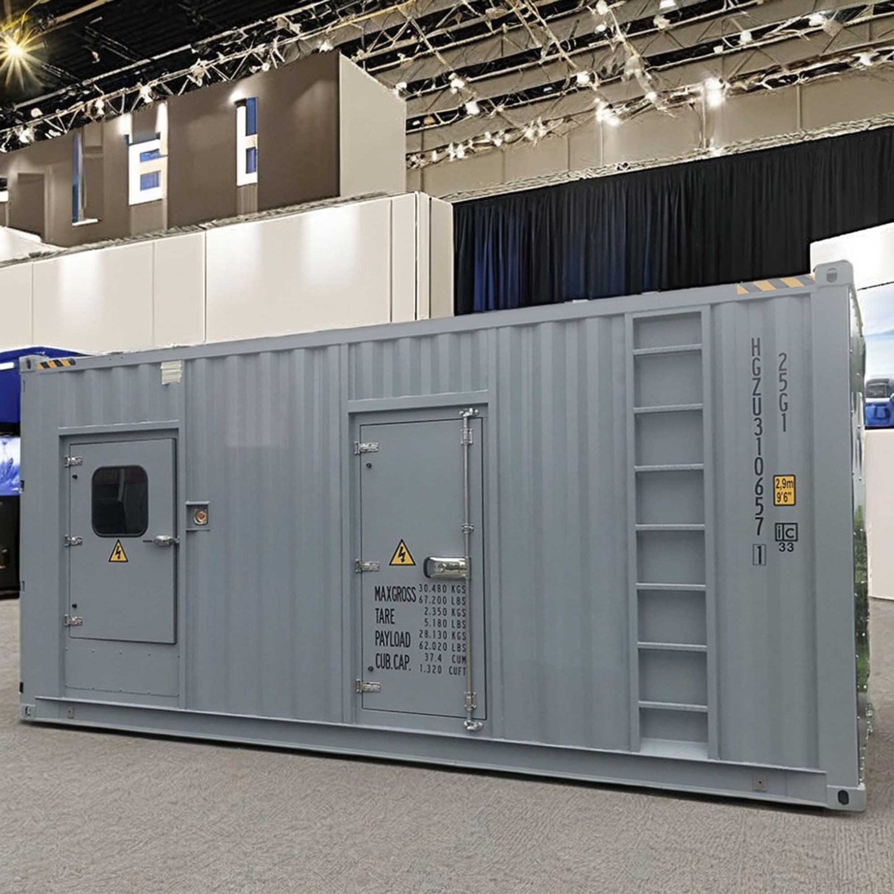 Factory Sale Water Cooled Genset, 1000kW 1600kW 1800kW 2000kW Electric Plant Container Type Silent Diesel Generator-CITYLION  |  power your life