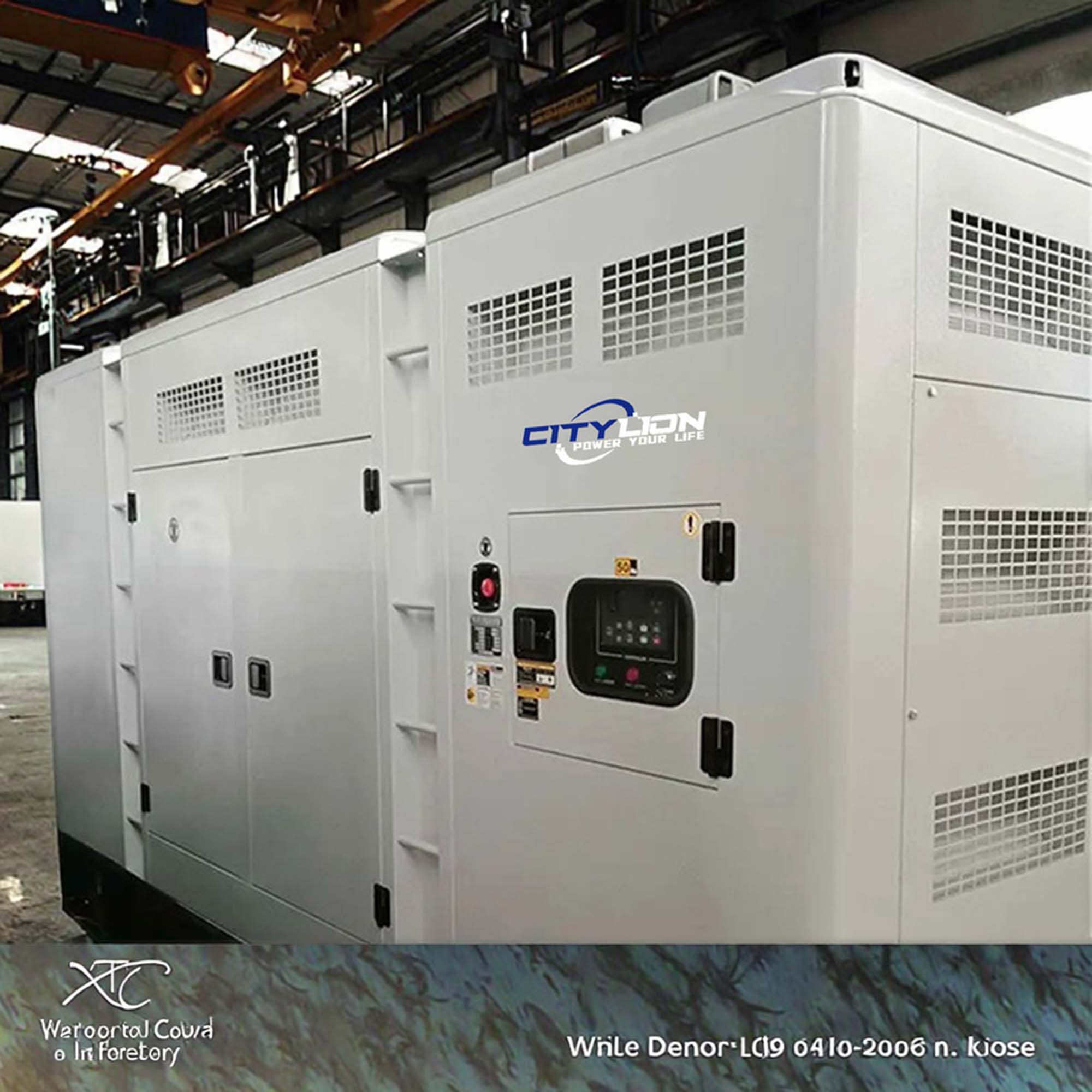 Energy Saving ATS 6/12/16 Cylinder 450-800kW Genset 563kVA 625kVA 750kVA 1000kVA Silent Diesel Generator-CITYLION  |  power your life