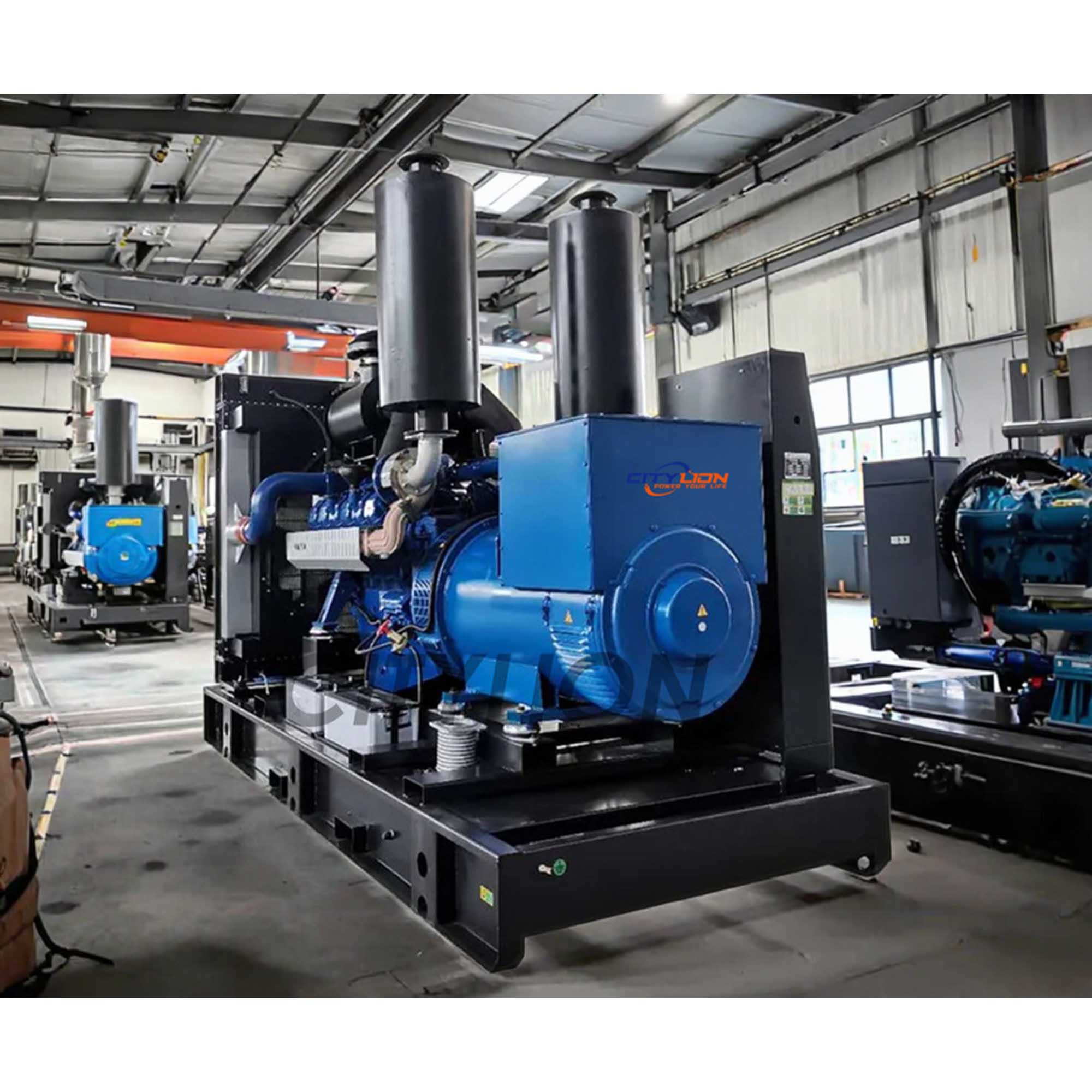 Premium Quality Soundproof Water Cooled Genset for Home 50kW 60kW 80kW 100kW Open Type Diesel Generator-CITYLION  |  power your life