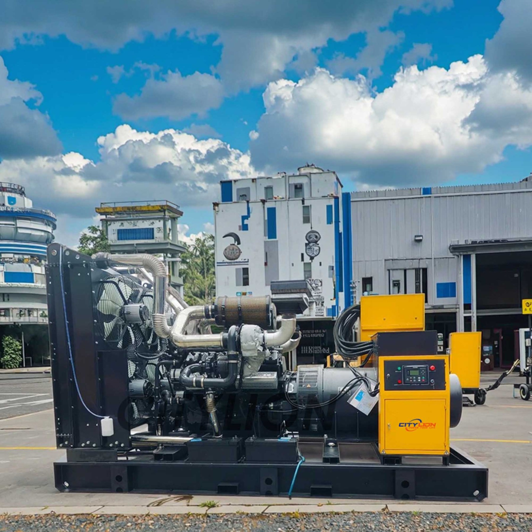 OEM/ODM Open Type Standby Genset, Custom 3 Phase 450kW 500kW 600kW 800kW Power Water Cooled Diesel Generator-CITYLION  |  power your life