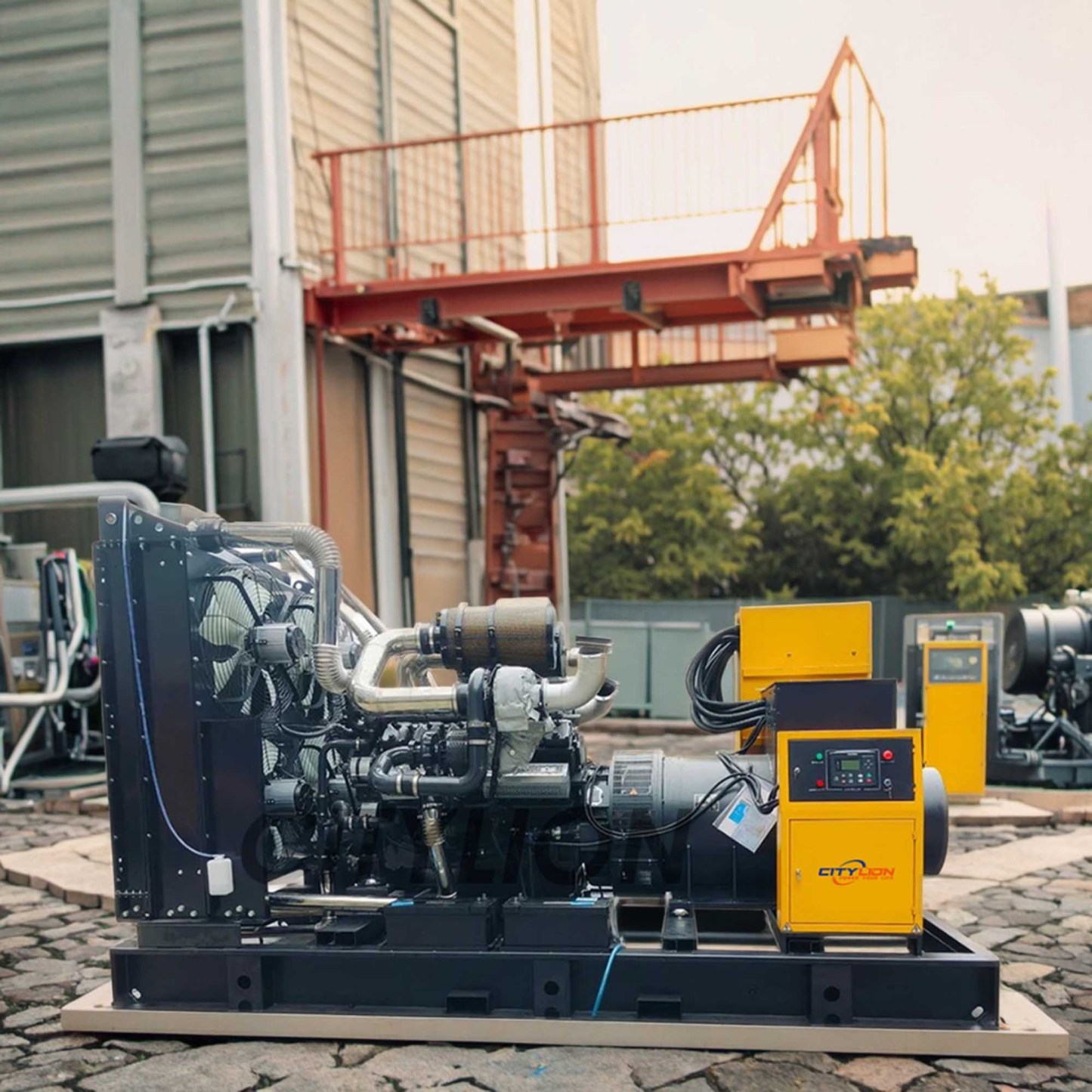 Premium Quality Soundproof Water Cooled Genset for Home 50kW 60kW 80kW 100kW Open Type Diesel Generator-CITYLION  |  power your life