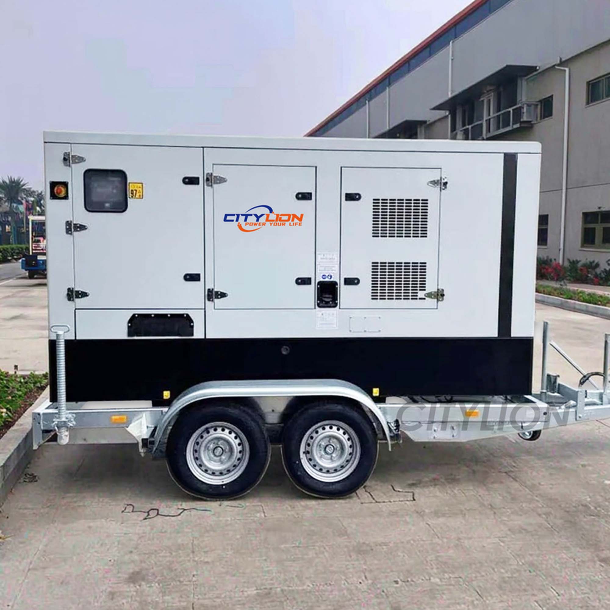 Premium Quality Portable 50HZ/60HZ Power Genset 150kVA 188kVA 250kVA Trailer Silent Diesel Generator-CITYLION  |  power your life