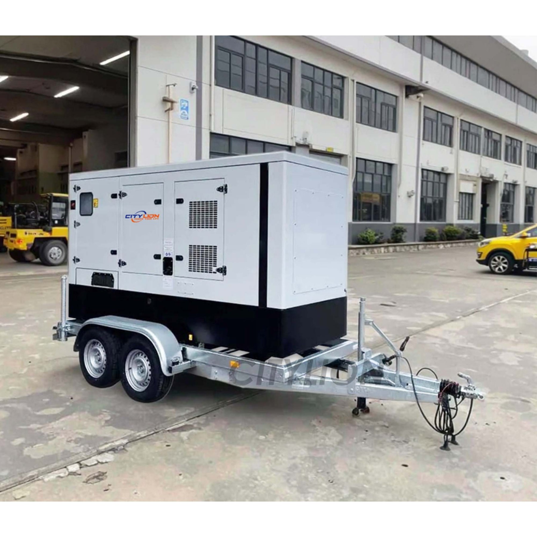 Premium Quality Portable 50HZ/60HZ Power Genset 150kVA 188kVA 250kVA Trailer Silent Diesel Generator-CITYLION  |  power your life