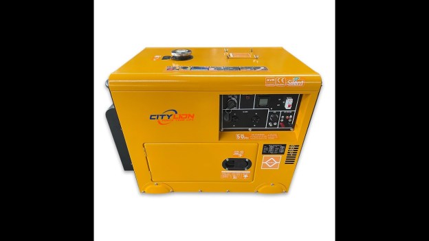 Factory Direct Portable Silent Diesel Generator, 3-10kW Small Power Air Cooled Genset for Home Backup