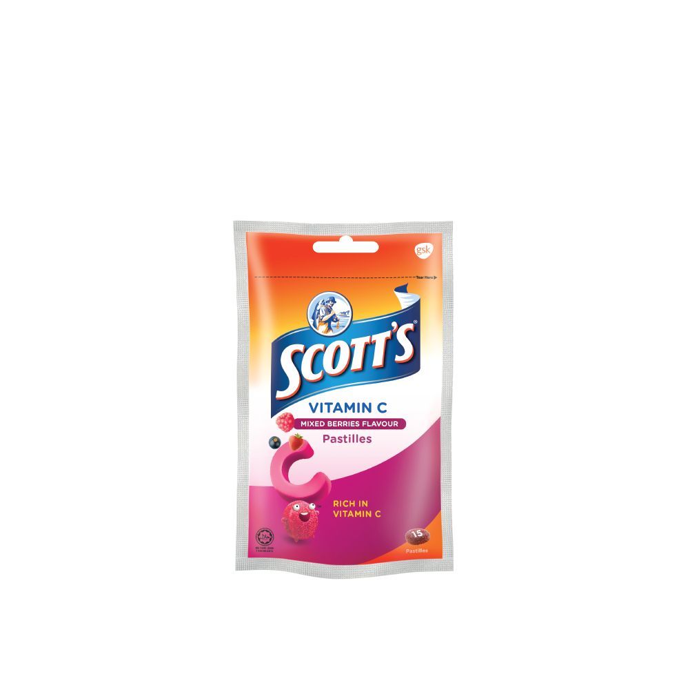 SCOTTS VIT-C ORANGE PASTILLE 1X15G