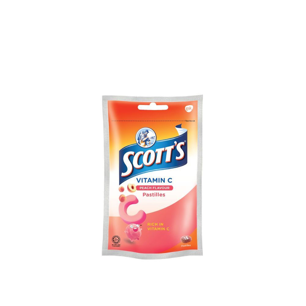 SCOTTS VIT-C ORANGE PASTILLE 1X15G