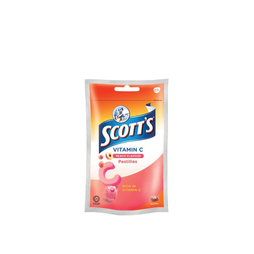 SCOTTS VIT-C ORANGE PASTILLE 1X15G