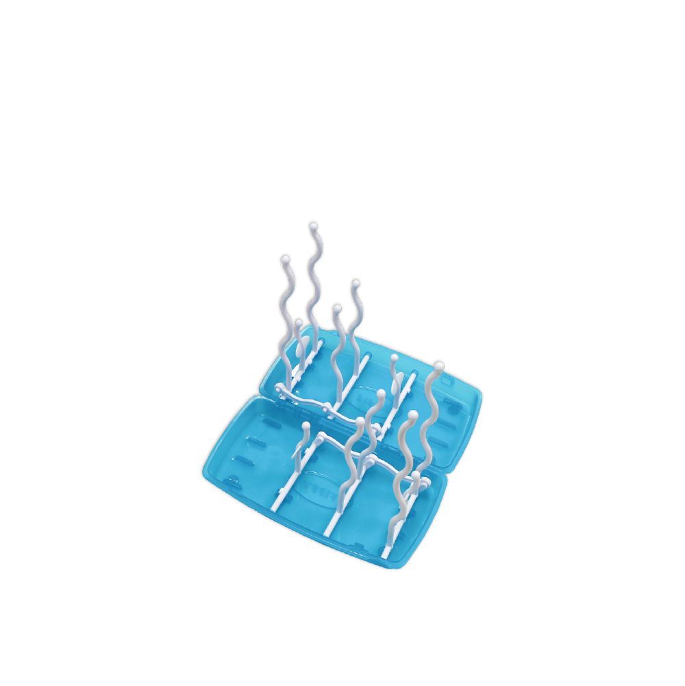 Fiffy Bottle Drying Rack Foldable - Blue/Pink - Assorted Color