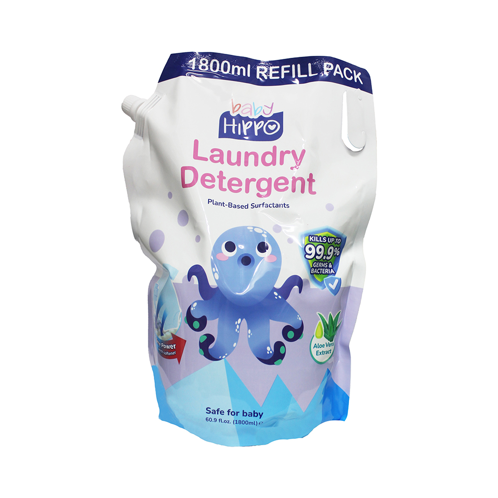 Baby Hippo Laundry Detergent Refill Pack 1800ml