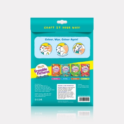 KRAFTEE ERASABLE PICTURES CARD MY TOYS