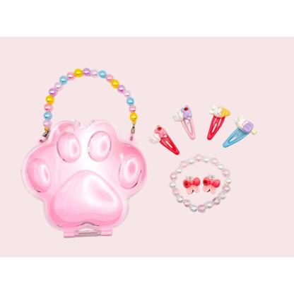 Baby Hippo Girl Accessories Gift Box - Flower Pink