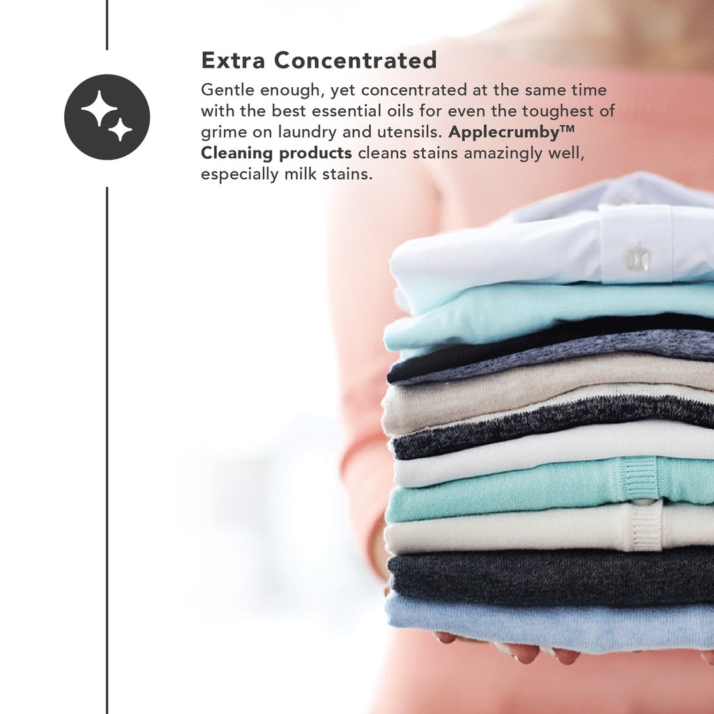 Applecrumby Bottle & Utensil Clenaser Mandarin Flavor - 500ML