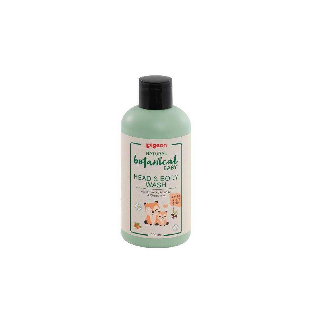 Pigeon Natural Botanical Head & Body Wash 200ml