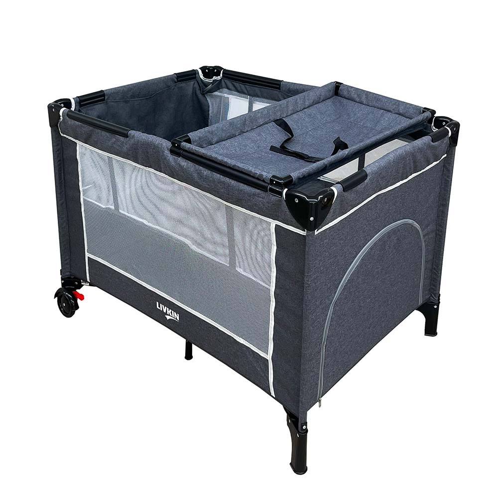 Livkin Comfy Baby Playpen - Dark Grey (Model: WN06/0324)