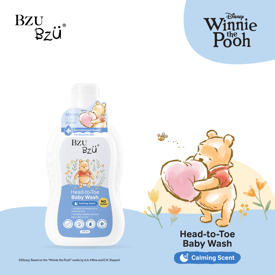 BZU BZU BABY HEAD TO TOE WASH 200ML