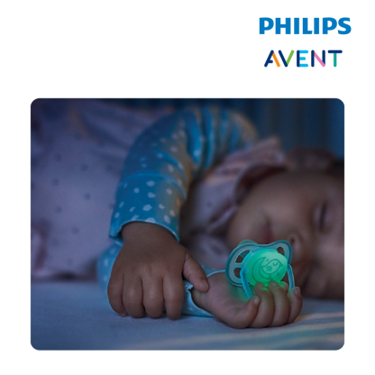 Philips Avent Soother Air Night Time Girl 0-18 Months (33337612)