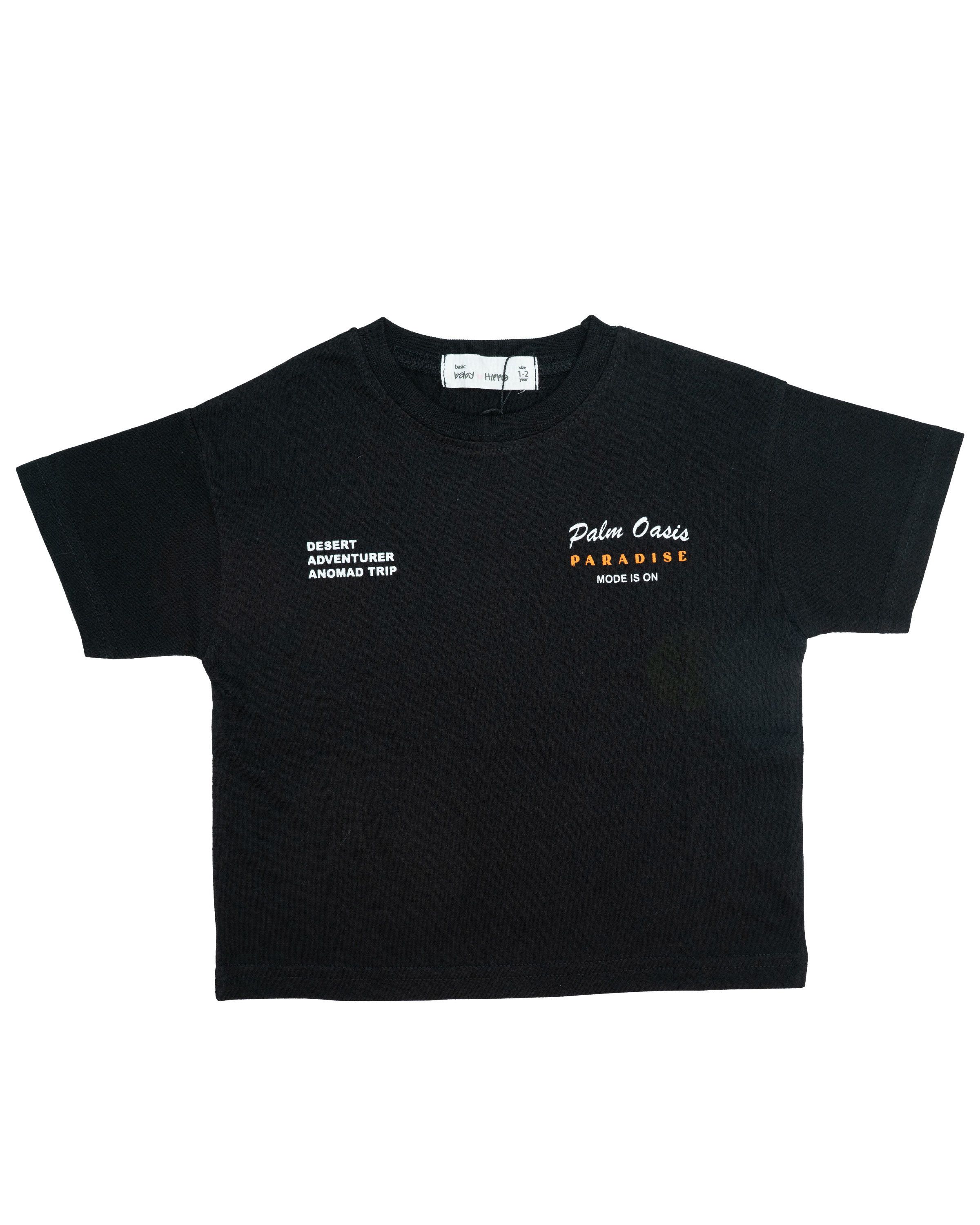 B.HIPPO S/S TOP (HTT1125-10179) - BLACK