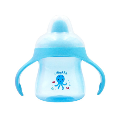 Anakku Drinking Cup With Handle & Soft Spout (Assorted Color) - 4oz - (163-397)